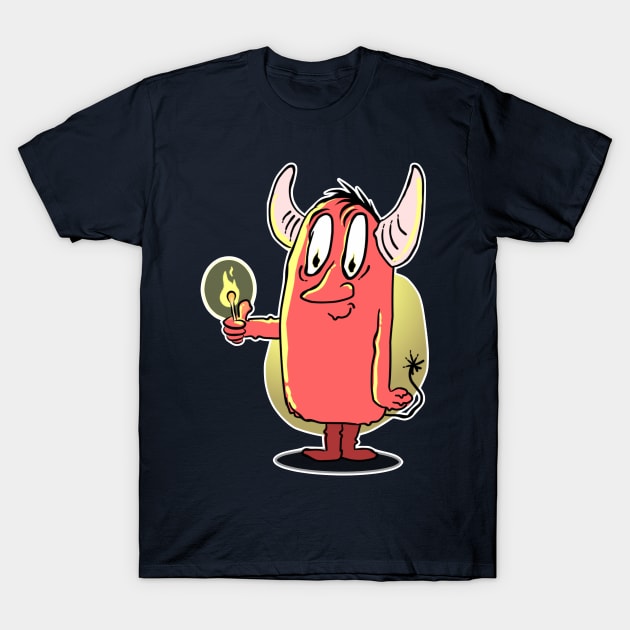 good devil with a warm heart T-Shirt by Bagalon